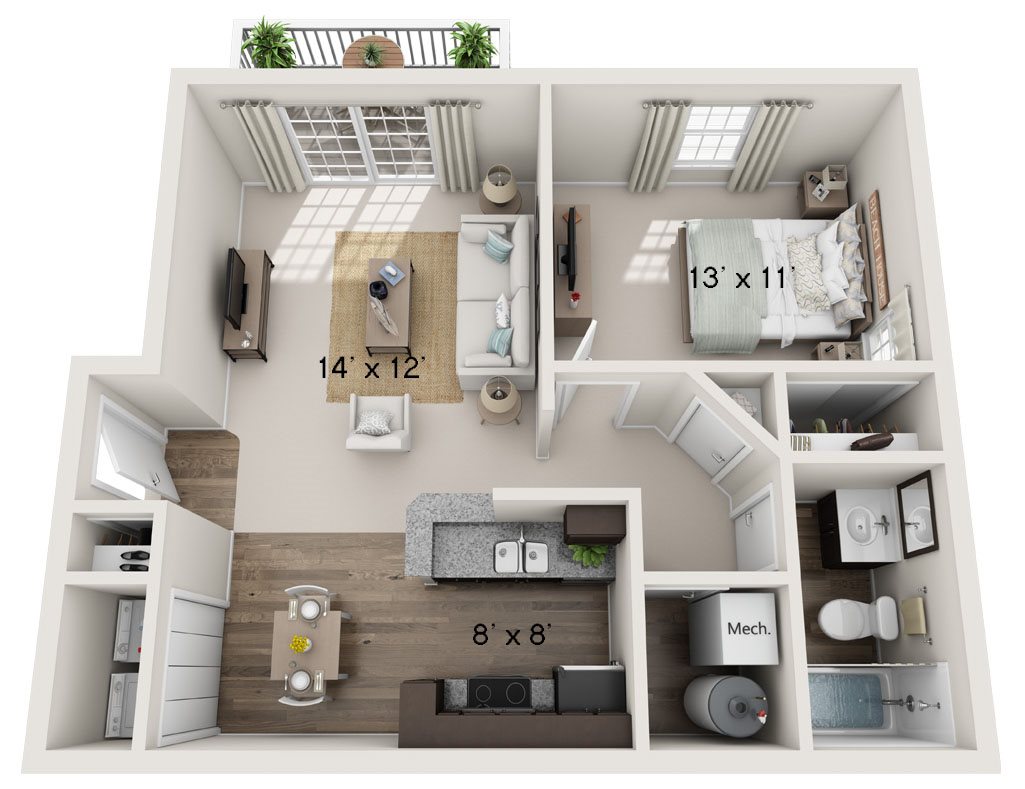 Polaris-Crossing One Bedroom Polaris-Crossing One Bedroom